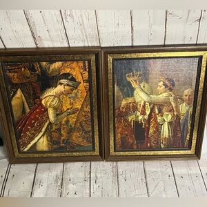 The Coronation of Napoleon Les Editions Braun Louvre Museum Paris Prints Framed